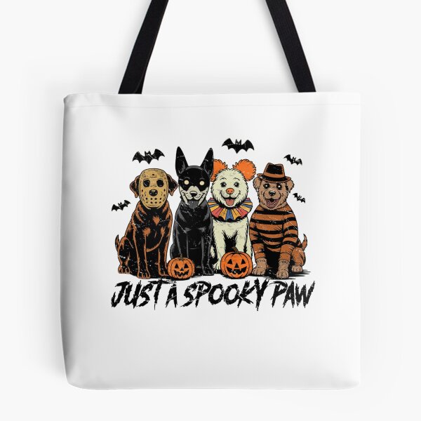 Item preview, Just A Spooky Paw Funny Halloween Dogs  designed and sold by elongatedjazz.