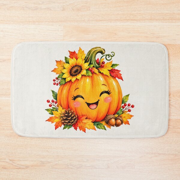 Item preview, Smiling Halloween Pumpkin  designed and sold by trendspatterns.