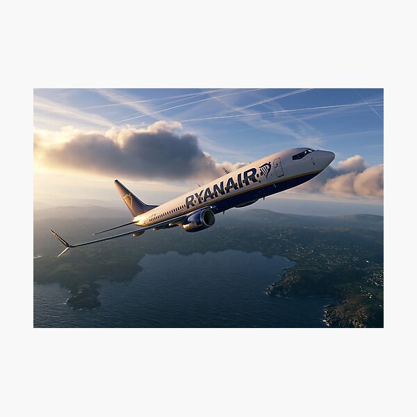 Item preview, Ryanair Wings Over The Atlantic Aviation Illustration designed and sold by Skyframe Aviation.