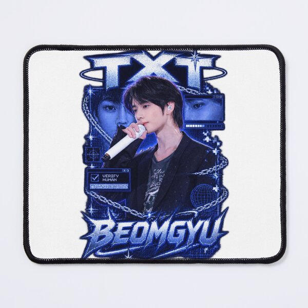 Item preview, TXT Beomgyu Rock Stage Energy Cyber Blue Graphic designed and sold by Valeree Store.