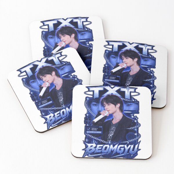 Item preview, TXT Beomgyu Rock Stage Energy Cyber Blue Graphic designed and sold by Valeree Store.