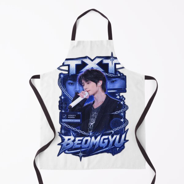 Item preview, TXT Beomgyu Rock Stage Energy Cyber Blue Graphic designed and sold by Valeree Store.