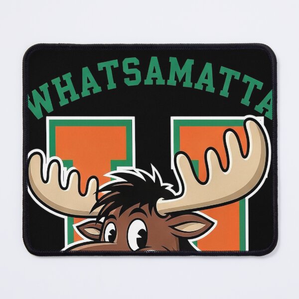 Item preview, College Moose Mascot Funny Retro Cartoon Tee #296 designed and sold by shawn-muse.