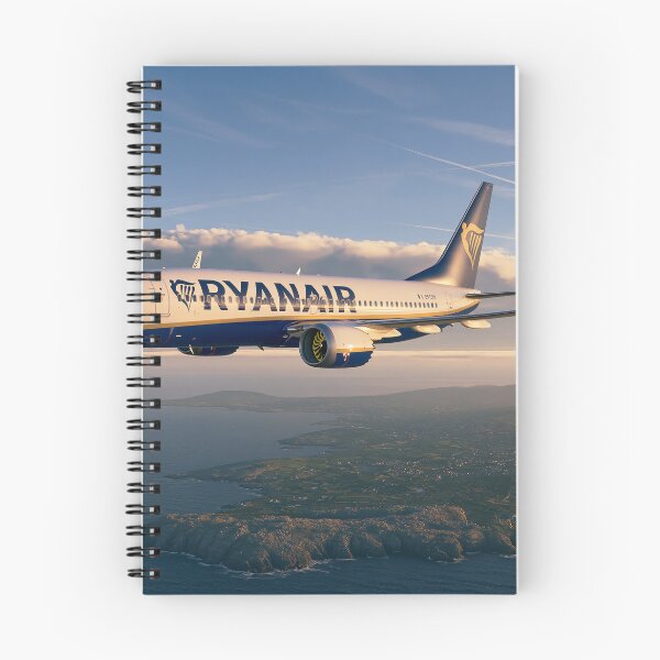 Item preview, Ryanair 737 Coastal Flight Aviation Illustration designed and sold by Skyframe Aviation.