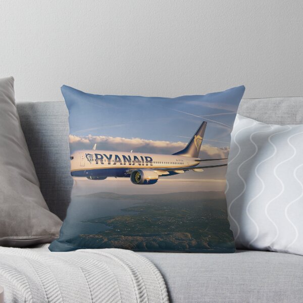 Item preview, Ryanair 737 Coastal Flight Aviation Illustration designed and sold by Skyframe Aviation.