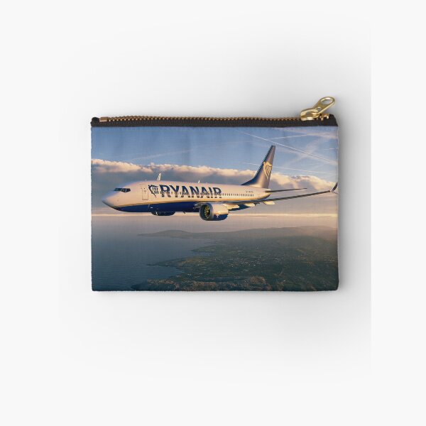 Item preview, Ryanair 737 Coastal Flight Aviation Illustration designed and sold by Skyframe Aviation.