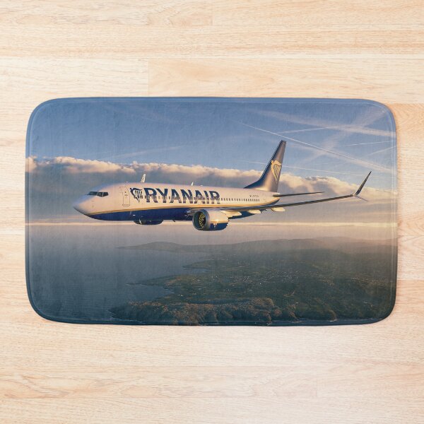 Item preview, Ryanair 737 Coastal Flight Aviation Illustration designed and sold by Skyframe Aviation.