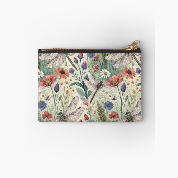 Item preview, Vintage Dragonfly Wildflower Botanical Garden designed and sold by QuietBloom80.