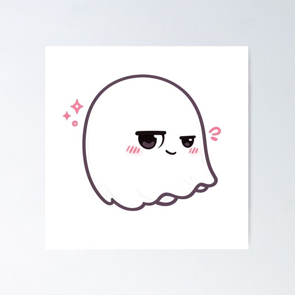 Item preview, Pumpkin Hug Ghost — Soft Pastel Kawaii Halloween  designed and sold by Sommium .