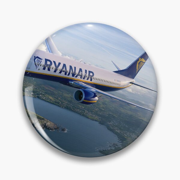 Item preview, Ryanair Above The Wild Coast Aviation Illustration designed and sold by Skyframe Aviation.
