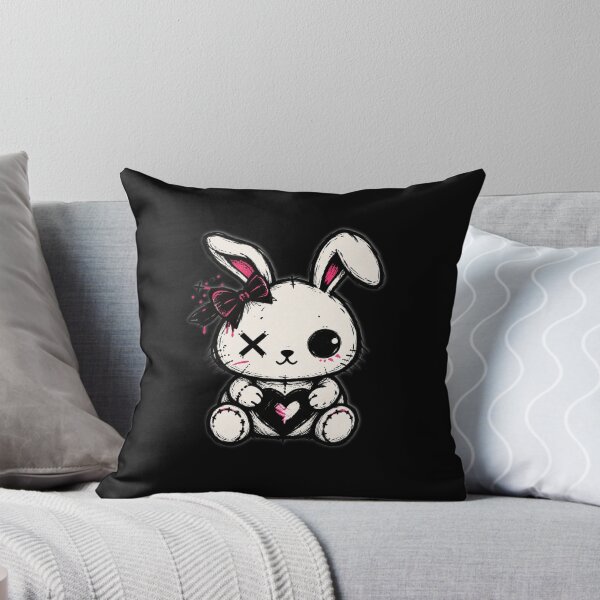 Item preview, Emo Bunny with Broken Heart designed and sold by stickoala.