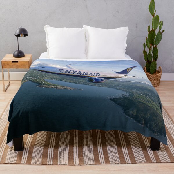 Item preview, Ryanair Above The Wild Coast Aviation Illustration designed and sold by Skyframe Aviation.