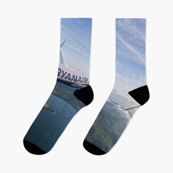 Item preview, Ryanair Above The Wild Coast Aviation Illustration designed and sold by Skyframe Aviation.