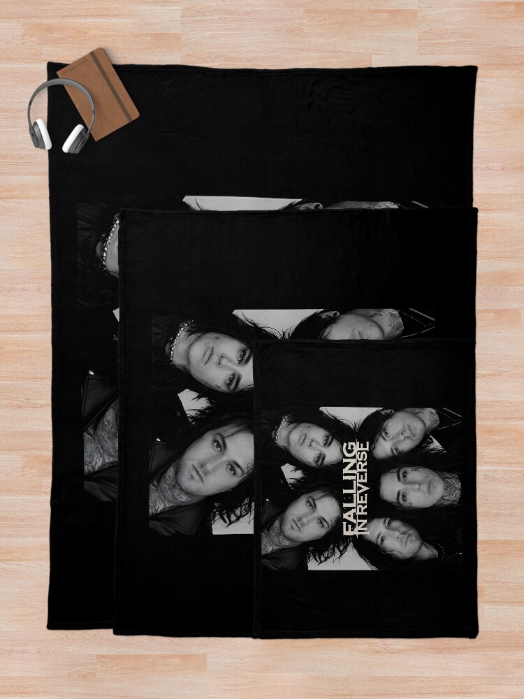 Thumbnail 5 of 6, Throw Blanket, Falling In Reverse Band designed and sold by SangaSTRW.