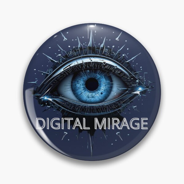 Item preview, Digital Mirage - Futuristic Cyberpunk Biomechanical Eye designed and sold by DecibelDecor034.