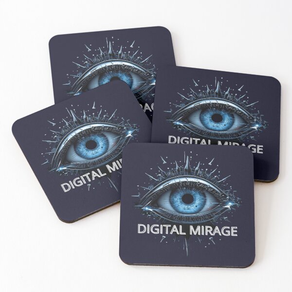 Item preview, Digital Mirage - Futuristic Cyberpunk Biomechanical Eye designed and sold by DecibelDecor034.