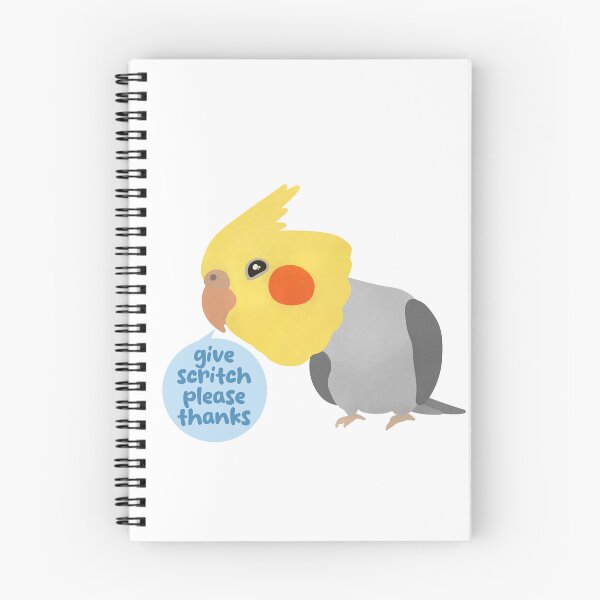 Item preview, Give Scritch Please Thanks Cockatiel Funny illustration designed and sold by FandomizedRose.