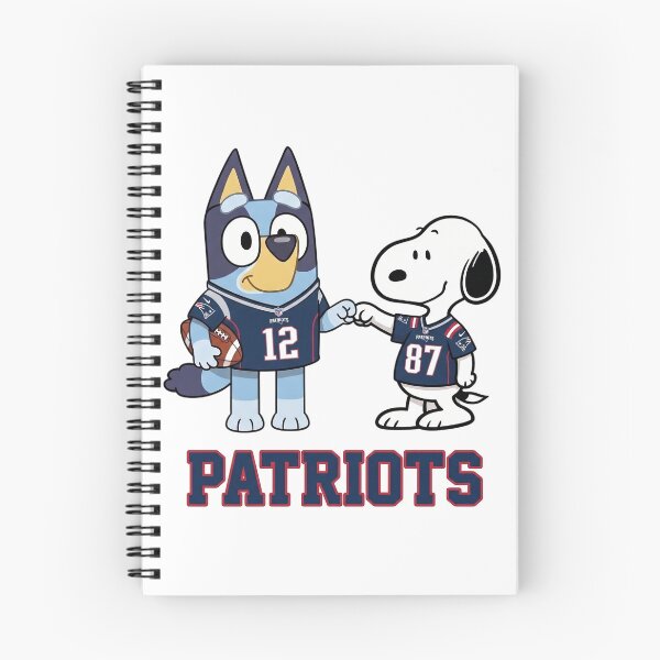 Item preview, Bluey And Snoopy New England  Football Buddies designed and sold by DamianRoy88.