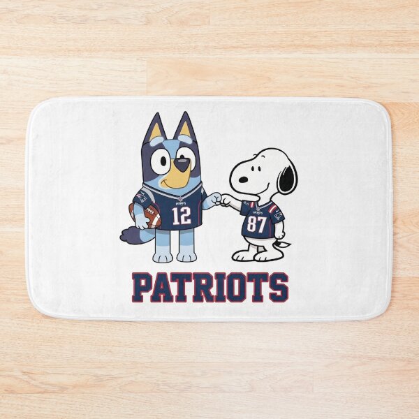 Item preview, Bluey And Snoopy New England  Football Buddies designed and sold by DamianRoy88.