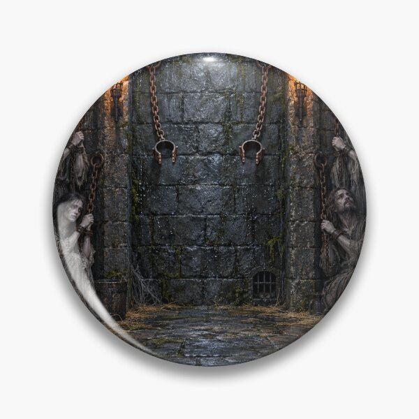 Item preview, Haunted Dungeon Backdrop – Open Shackles Gothic Halloween Photo Scene designed and sold by TXLou.