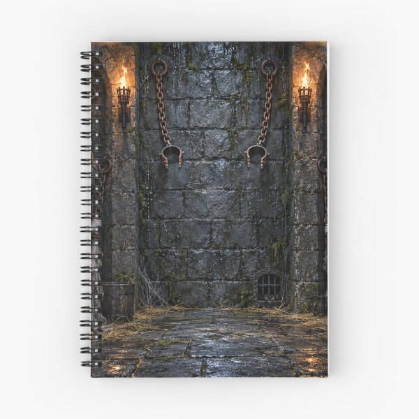 Item preview, Haunted Dungeon Backdrop – Open Shackles Gothic Halloween Photo Scene designed and sold by TXLou.