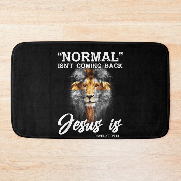 Item preview, Normal Isn't Coming Back But Jesus Is Lion Cross Christian designed and sold by raewaelchi.