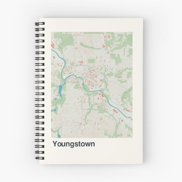 Item preview, Youngstown Minimalistic Map Art designed and sold by MapsNerd.