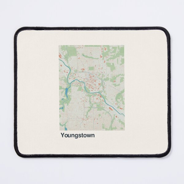 Item preview, Youngstown Minimalistic Map Art designed and sold by MapsNerd.