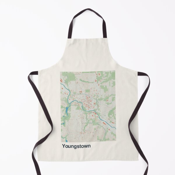 Item preview, Youngstown Minimalistic Map Art designed and sold by MapsNerd.