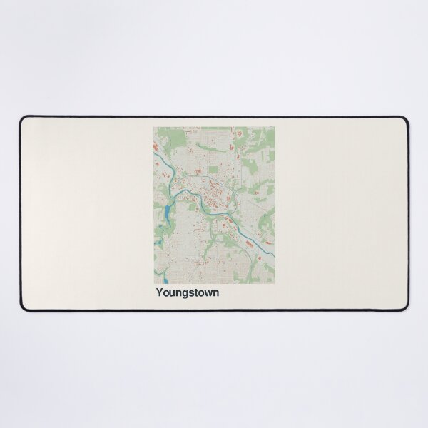 Item preview, Youngstown Minimalistic Map Art designed and sold by MapsNerd.