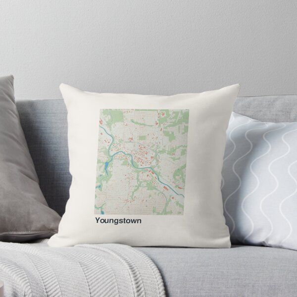Item preview, Youngstown Minimalistic Map Art designed and sold by MapsNerd.