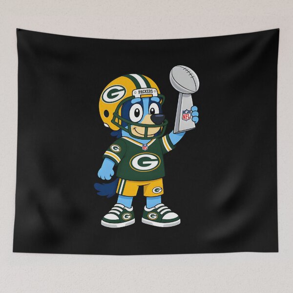 Item preview, Green Bay Packers Bluey Championship Football designed and sold by SangaSTRW.