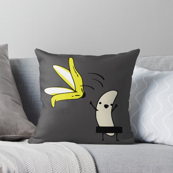 Item preview, Playful Banana Art with Fun Naked Character Illustration designed and sold by HotCocoKitten.