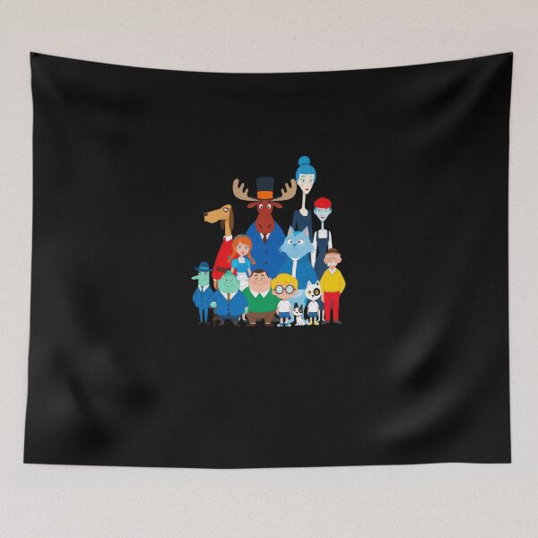 Item preview, Vintage Cartoon Character Family Group Graphic Shirt #3244 designed and sold by shawn-muse.