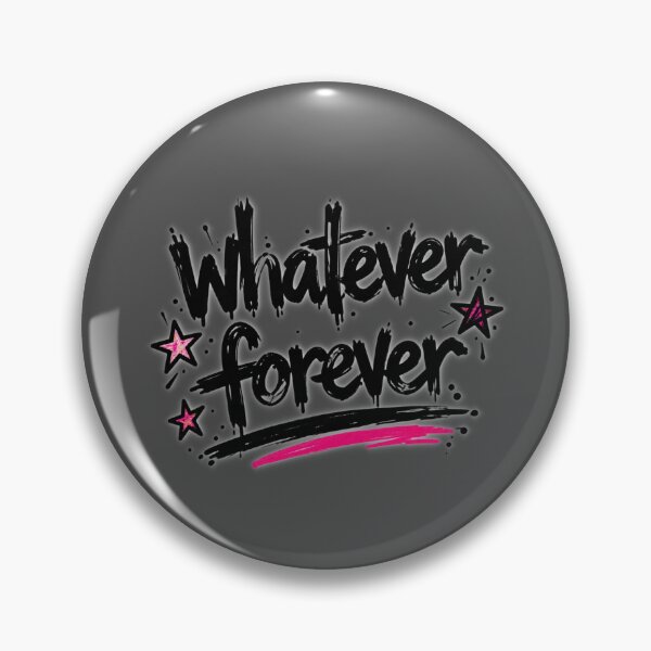 Item preview, Whatever Forever Emo Quote designed and sold by stickoala.