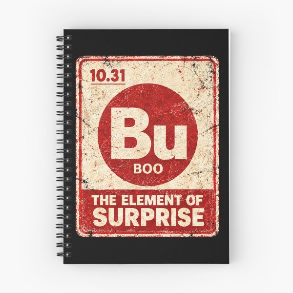Item preview, Bu Boo The Element of Surprise Science Halloween Periodic Table Funny Chemistry designed and sold by elongatedjazz.