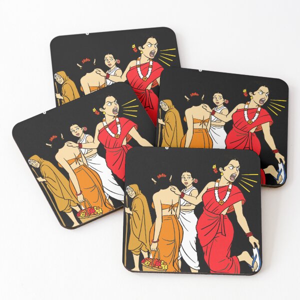 Item preview, Angry Shakuntala  designed and sold by VARA by Prasad.