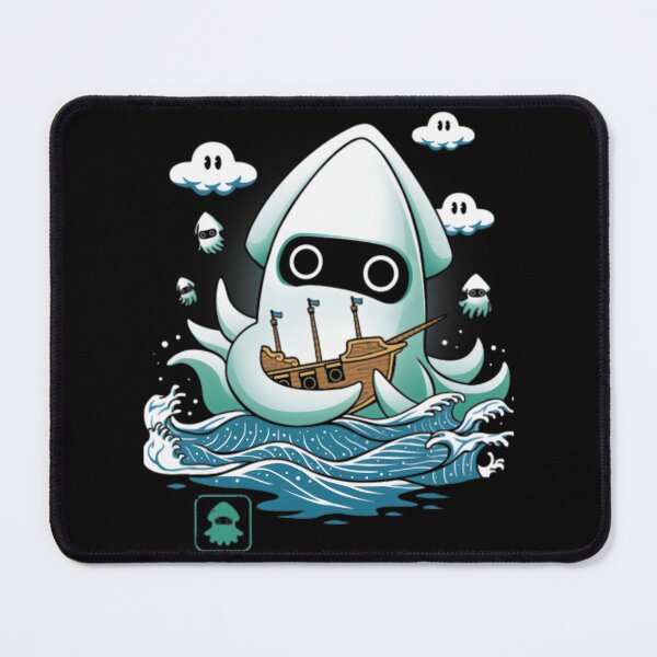 Item preview, Blooper Kaiju Monster Art Inspired by Classic Sea Creatures designed and sold by HotCocoKitten.