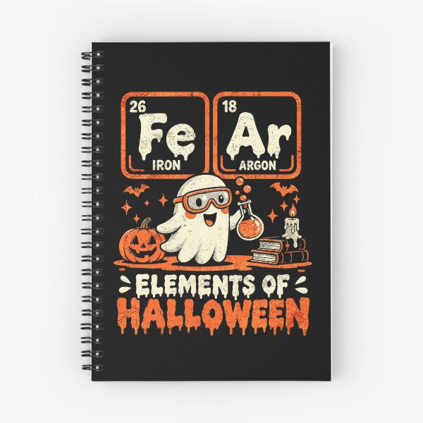 Artikelvorschau, Fe Ar Elemente der Halloween-Wissenschaft Periodensystem Niedlicher Geist Chemie Witz entworfen und verkauft von schoolofbullies.