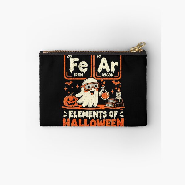 Item preview, Fe Ar Elements of Halloween Science Periodic Table Cute Ghost Chemistry Joke designed and sold by schoolofbullies.