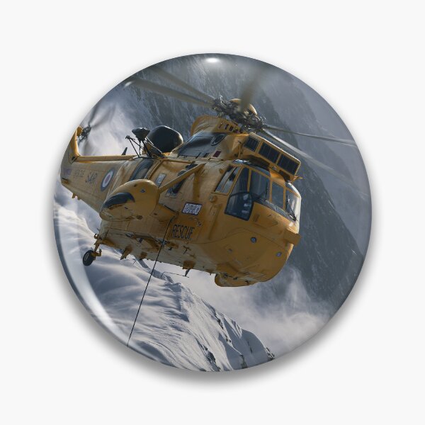 Item preview, RAF Sea King Mountain Rescue Aviation Illustration designed and sold by Skyframe Aviation.