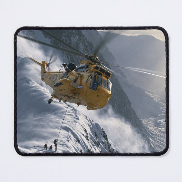 Item preview, RAF Sea King Mountain Rescue Aviation Illustration designed and sold by Skyframe Aviation.