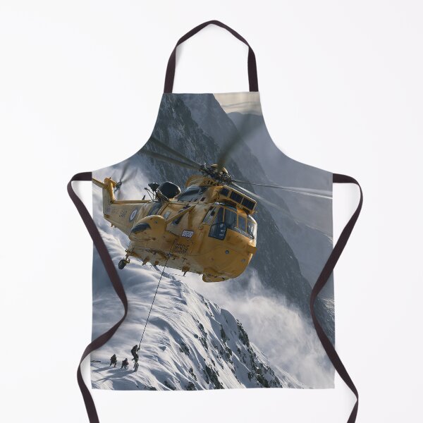 Item preview, RAF Sea King Mountain Rescue Aviation Illustration designed and sold by Skyframe Aviation.