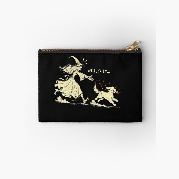 Item preview, Well Shit Vintage Witch Dog Stole Magic Wand Funny Halloween  designed and sold by Ortigzitoun.