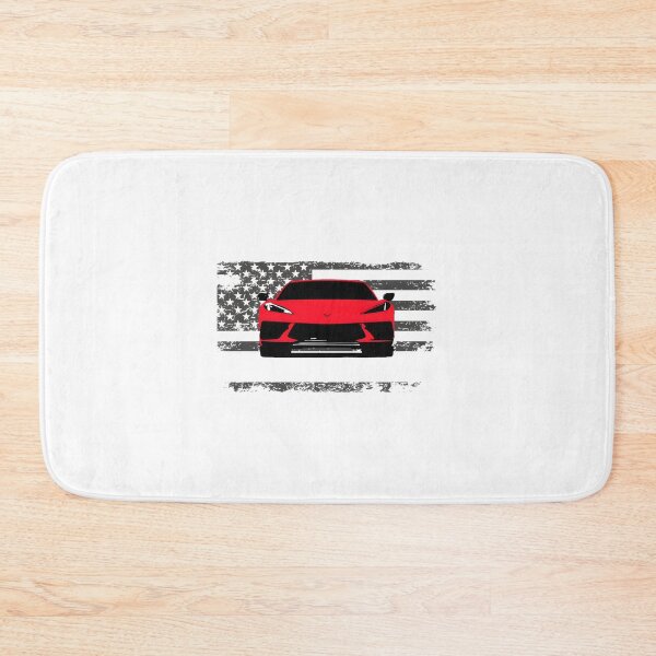 Item preview, Red Corvette C Stingray Classic Sports Car Illustration designed and sold by verudevolper12.