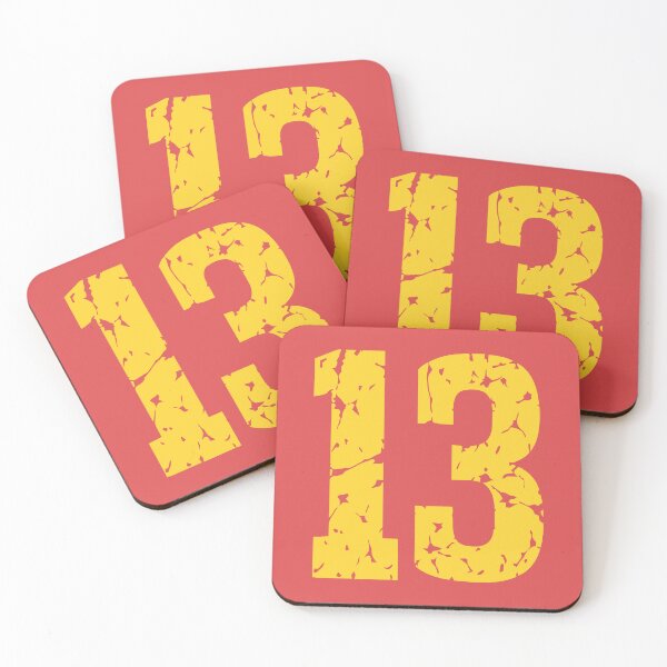 Item preview, Number 13, Yellow Thirteen designed and sold by Jeallan Designs.