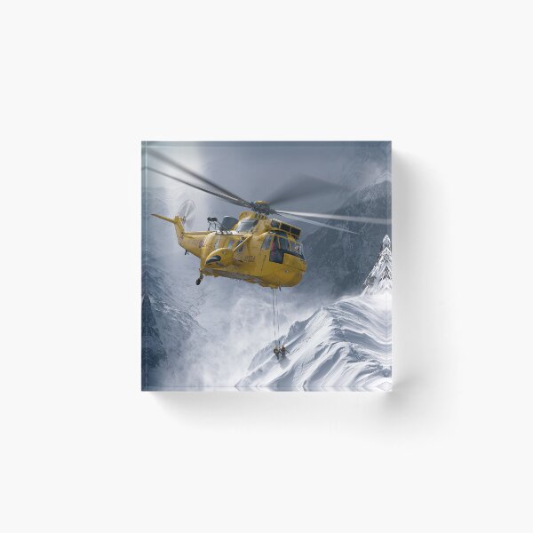 Item preview, RAF Sea King High Mountain Rescue Illustration designed and sold by Skyframe Aviation.