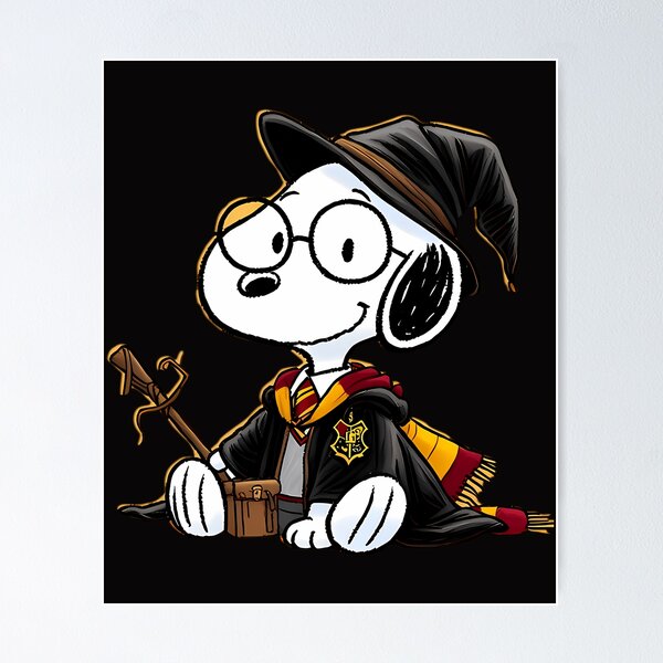 Item preview, Snoopy Wizard Magic School Parody designed and sold by FloreneCockburn.