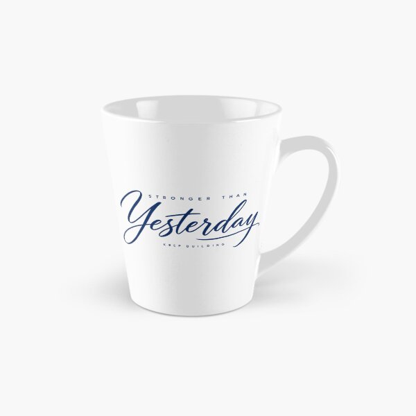 Item preview, Stronger Than Yesterday Gym Motivation designed and sold by PhylonBoxx.