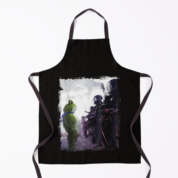 Item preview, Frog Mascot Facing Riot Police designed and sold by AmberTown.